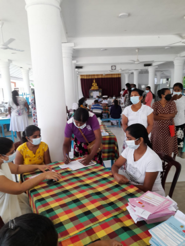A health medical clinic at Homagama Kahathuduwa North Sumana Dharmayatana (2022-11-21) 